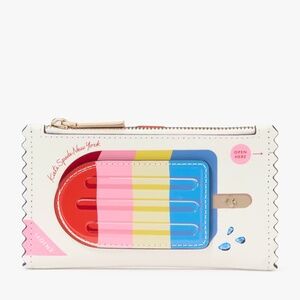 Kate Spade Popsicle Small Slim Bifold Wallet